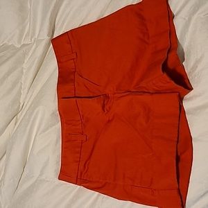 Orange red Express shorts
